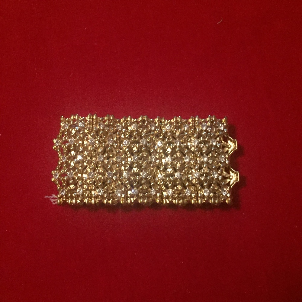 Gold color cuff bracelet